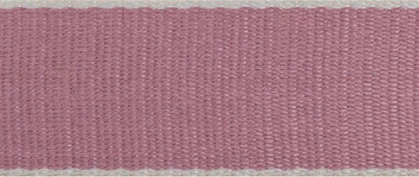 Gurtband mit Rand in beige-3,8 cm -rosa