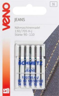 Nähmaschinennadeln 130/705 Jeans