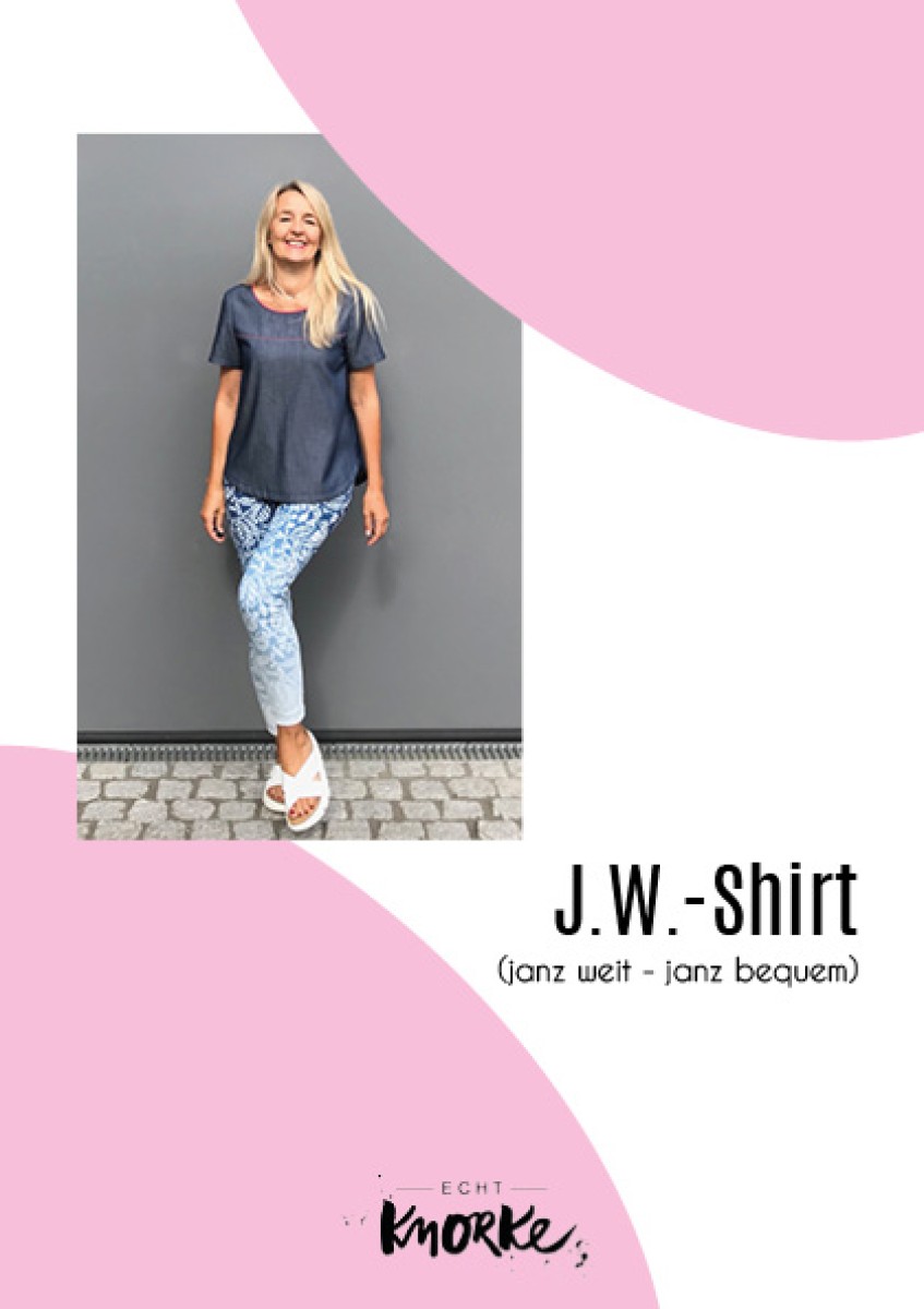 Papierschnittmuster "J.W.-Shirt"-Echt Knorke
